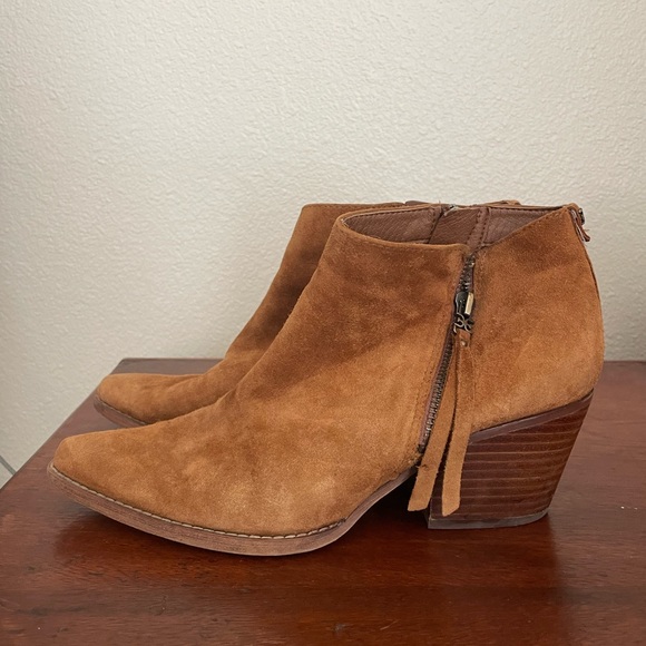 Sam Edelman Suede Ankle Boot Size 7.5 - Picture 4 of 6